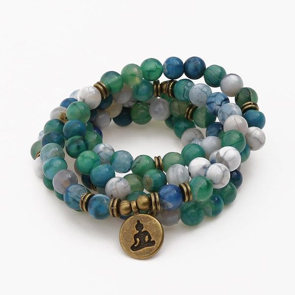 beaded, strands fashion natural icy onyx bracelet 108 mala buddha pedant or necklace energy yoga for women man jewelry, Black
beaded, strands fashion natural icy onyx bracelet 108 mala buddha pedant or necklace energy yoga for women man jewelry, Black