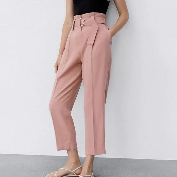 women's pants & capris agong solid women fashion tie belt waist trousers elegant high waisted fold wide leg female ladies, Black;white
women's pants & capris agong solid women fashion tie belt waist trousers elegant high waisted fold wide leg female ladies, Black;white