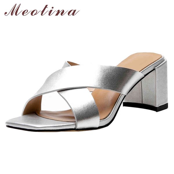 women shoes summer slippers natural genuine leather thick high heels fashion open toe slides lady sandals size 40 210517, Black
women shoes summer slippers natural genuine leather thick high heels fashion open toe slides lady sandals size 40 210517, Black