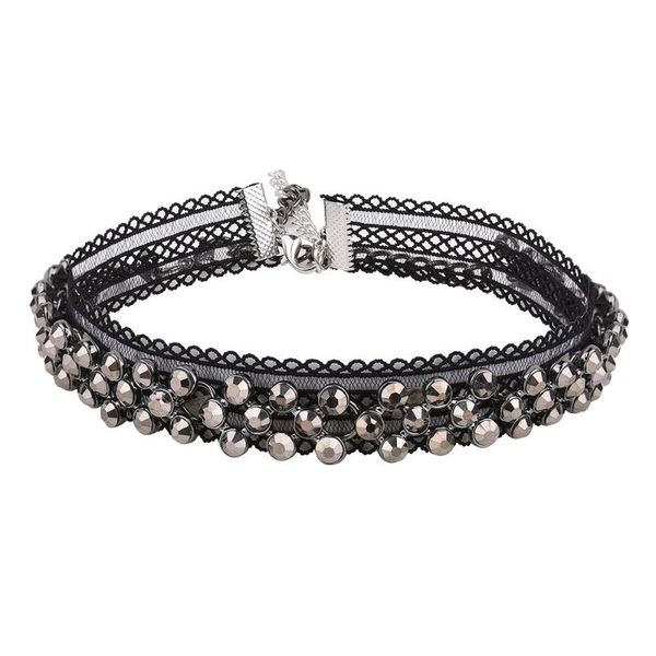 chokers sleepylady styles choker necklace woman black lace collar collier crystal chain ketting party neck jewelry, Golden;silver
chokers sleepylady styles choker necklace woman black lace collar collier crystal chain ketting party neck jewelry, Golden;silver