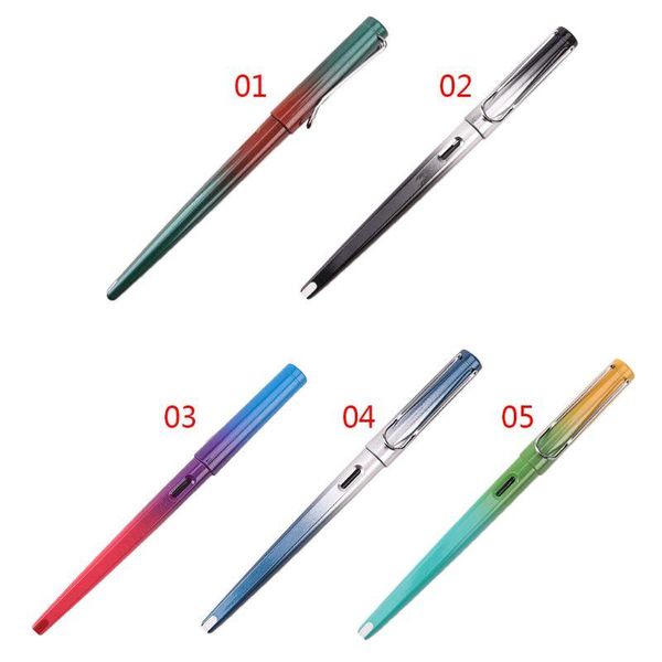 fountain pens colorful gradient pen business student 0.38 mm extra fine nib calligraphy office supply writing tool
fountain pens colorful gradient pen business student 0.38 mm extra fine nib calligraphy office supply writing tool