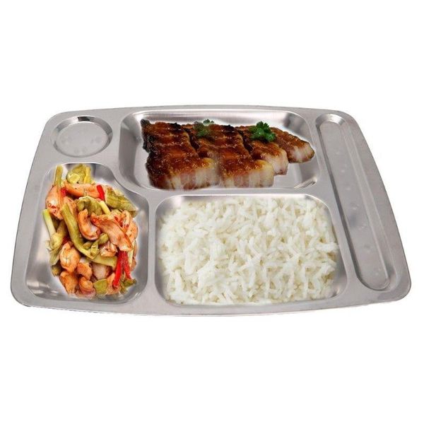 dinnerware sets stainless steel kids snack tray reusable school lunch box plate 4/5/6 grids for outdoor camping picnics
dinnerware sets stainless steel kids snack tray reusable school lunch box plate 4/5/6 grids for outdoor camping picnics