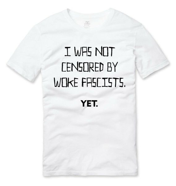 woke censorship is coming for you t shirt white, White;black
woke censorship is coming for you t shirt white, White;black