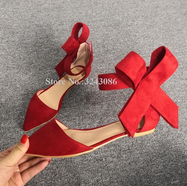 red bowtie flat sandals shoes lady fashion pointed toe real pos ankle strap casual women butterfly-knot wedding, Black
red bowtie flat sandals shoes lady fashion pointed toe real pos ankle strap casual women butterfly-knot wedding, Black