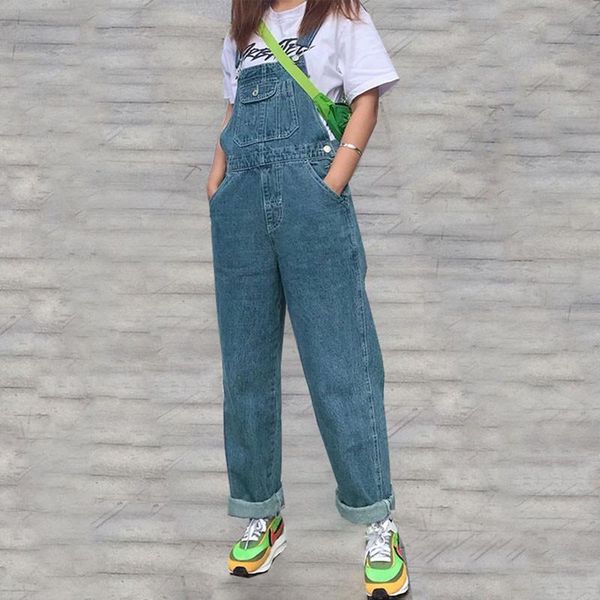 women's jumpsuits & rompers jumpsuit women denim overalls loose one-piece korean retro large size jeans more sizes 30-44 46, Black;white
women's jumpsuits & rompers jumpsuit women denim overalls loose one-piece korean retro large size jeans more sizes 30-44 46, Black;white