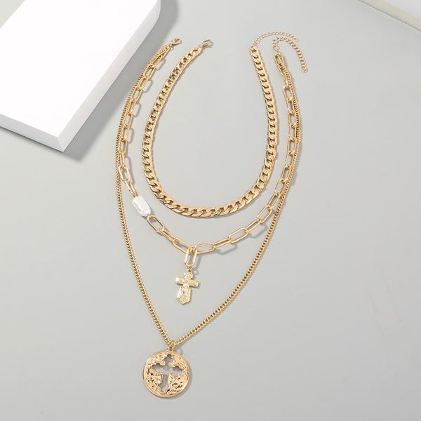 pendant necklaces plaid chain multi- cross neck diy multi-layered creative design hipster necklace european and american, Silver
pendant necklaces plaid chain multi- cross neck diy multi-layered creative design hipster necklace european and american, Silver