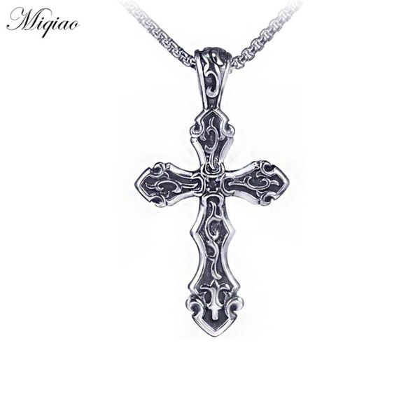 pendant necklaces miqiao explosion trend snake bone chain cross stainless steel necklace, Silver
pendant necklaces miqiao explosion trend snake bone chain cross stainless steel necklace, Silver