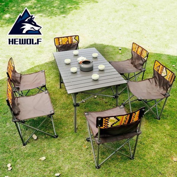 camp furniture hewolf outdoor folding table and chair portable picnic 7-piece self-driving tour leisure set
camp furniture hewolf outdoor folding table and chair portable picnic 7-piece self-driving tour leisure set