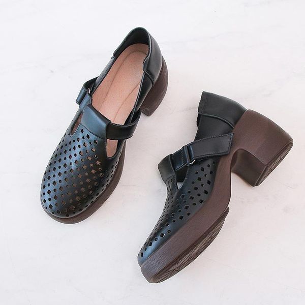 elegant sandals womens cut out genuine leather chunky square heel gladiator rome ankle strap shoes woman, Black
elegant sandals womens cut out genuine leather chunky square heel gladiator rome ankle strap shoes woman, Black