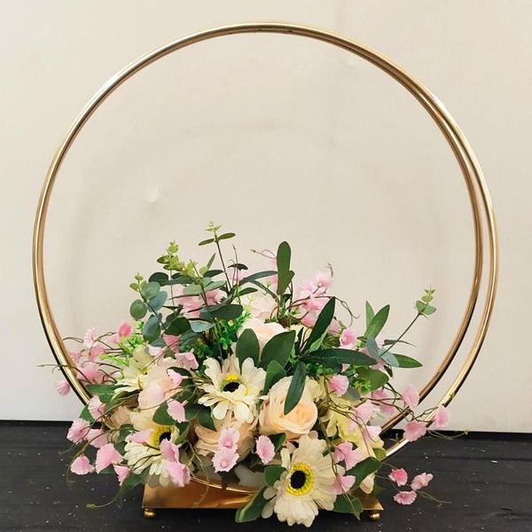 party decoration wedding arch gold iron circular ring stage background props flower shelf show window decor ornaments
party decoration wedding arch gold iron circular ring stage background props flower shelf show window decor ornaments