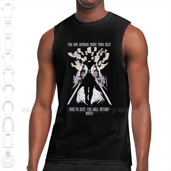 you are nothing but dust and to will return custom funny tank sleeveless vest hellsing alucard, White;black
you are nothing but dust and to will return custom funny tank sleeveless vest hellsing alucard, White;black