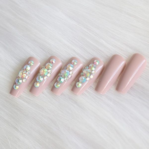24pcs latest candy long ballet handmade crystal diamond fake nails light brown1, Red;gold
24pcs latest candy long ballet handmade crystal diamond fake nails light brown1, Red;gold
