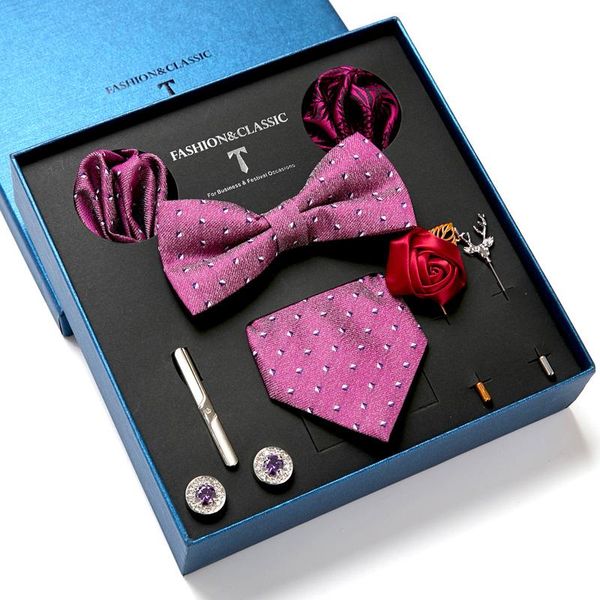 bow ties pink palid solid men's tie silk jacquard woven wedding party bowtie hanky brooch set men butterfly, Black;gray
bow ties pink palid solid men's tie silk jacquard woven wedding party bowtie hanky brooch set men butterfly, Black;gray