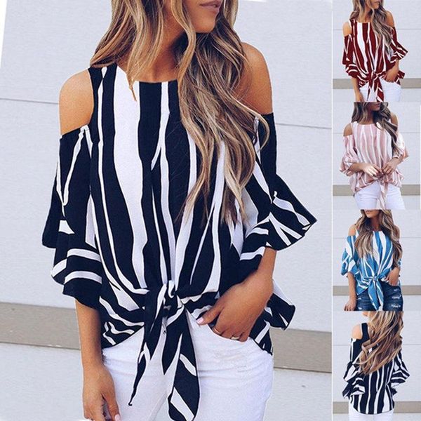 women's blouses & shirts 2021 chiffon blouse fashion summer casual tunic off shoulder stripe printed flare sleeve loose plus size s-5x, White
women's blouses & shirts 2021 chiffon blouse fashion summer casual tunic off shoulder stripe printed flare sleeve loose plus size s-5x, White