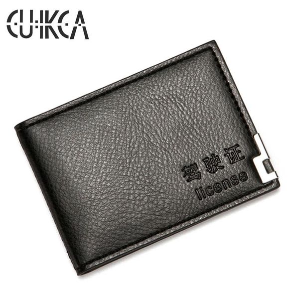 card holders cuikca & id waterproof leather iron included angle wallet driver license case business holder, Brown;gray
card holders cuikca & id waterproof leather iron included angle wallet driver license case business holder, Brown;gray