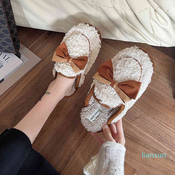 cotton slippers female autumn and winter indoor household antiskid thick bottom warm couple bow moon male, Black
cotton slippers female autumn and winter indoor household antiskid thick bottom warm couple bow moon male, Black