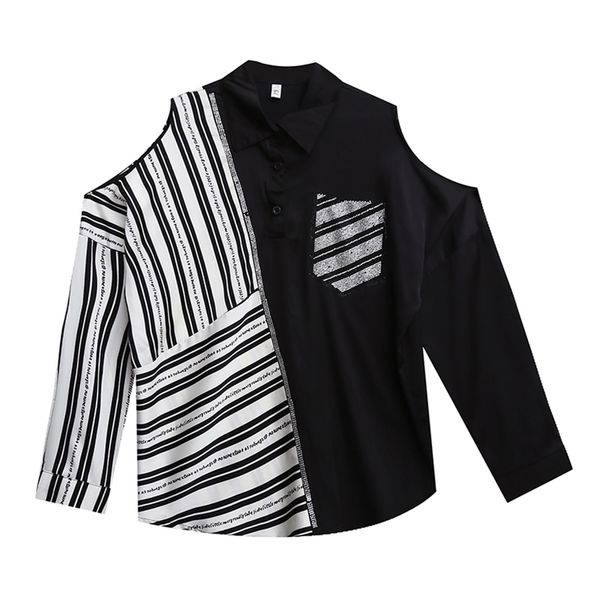 europe style autumn fashion women's off shoulder long sleeves patchwork stripe shirt ladies shirts blouse a3681 210519, White
europe style autumn fashion women's off shoulder long sleeves patchwork stripe shirt ladies shirts blouse a3681 210519, White