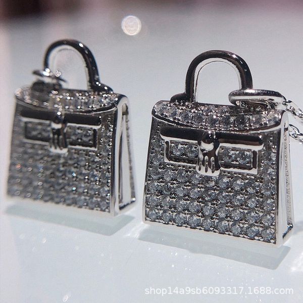 fine sterling silver kelly bag micro full diamond necklace women's clavicle chain pendant exclusive jewelry sale
fine sterling silver kelly bag micro full diamond necklace women's clavicle chain pendant exclusive jewelry sale