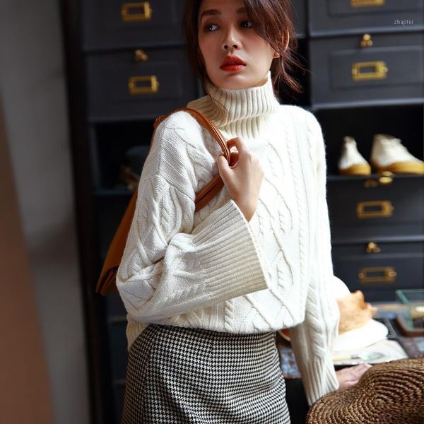 autumn winter 2021 women brief casual loose turtleneck pullover pull jumpers cashmere wool knitted sweater red/pink sueter ropa women's, White;black
autumn winter 2021 women brief casual loose turtleneck pullover pull jumpers cashmere wool knitted sweater red/pink sueter ropa women's, White;black