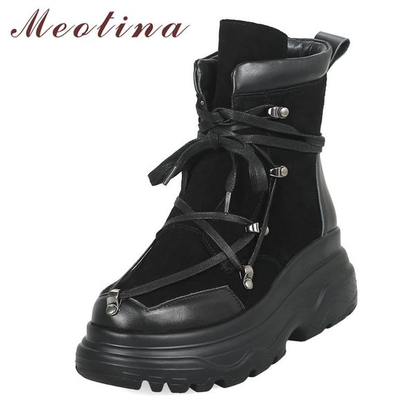 winter real leather ankle boots women cow suede flat platform short zipper round toe shoes ladies plus size 34-43 210517, Black
winter real leather ankle boots women cow suede flat platform short zipper round toe shoes ladies plus size 34-43 210517, Black