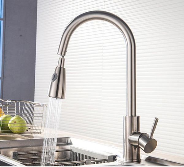 kitchen faucets faucet brass brushed nickel high arch sink pull out rotation spray mixer tap
kitchen faucets faucet brass brushed nickel high arch sink pull out rotation spray mixer tap