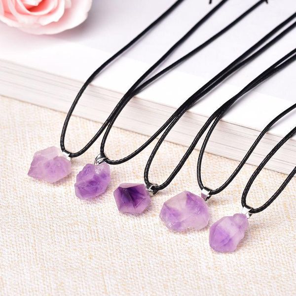 pendant necklaces 2021 purple crystal necklace niche style women's birthday present valentine's day holiday, Silver
pendant necklaces 2021 purple crystal necklace niche style women's birthday present valentine's day holiday, Silver
