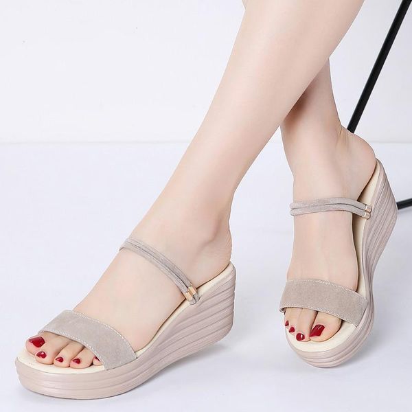 dress shoes 2021 women sandals leather suede wedges thick heel flat gladiator ladies high platform for, Black
dress shoes 2021 women sandals leather suede wedges thick heel flat gladiator ladies high platform for, Black