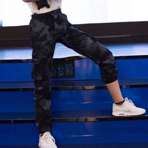 women's pants & capris outdoor cargo joggers trousers streetwear camouflage loose casual women female high waist street print cotton dr, Black;white
women's pants & capris outdoor cargo joggers trousers streetwear camouflage loose casual women female high waist street print cotton dr, Black;white