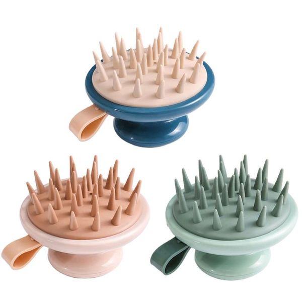 hair brushes silicone head body scalp massage brush shampoo washing comb shower bath spa, Silver
hair brushes silicone head body scalp massage brush shampoo washing comb shower bath spa, Silver