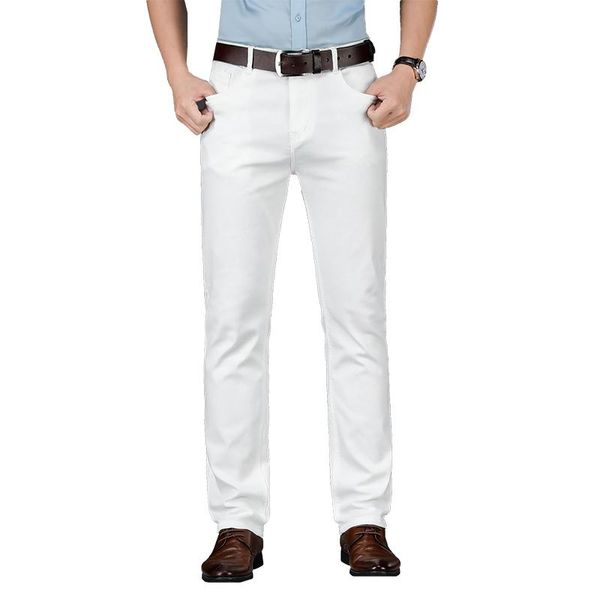 men's jeans classic white 2021 spring business fashion cotton stretch casual slim denim jeans,502, Blue
men's jeans classic white 2021 spring business fashion cotton stretch casual slim denim jeans,502, Blue