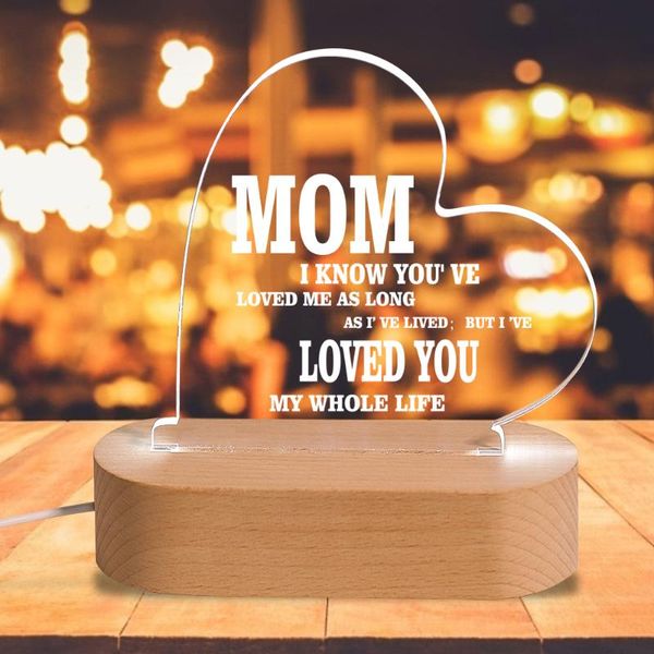 frames heart-shaped acrylic lamp with base chic text night light to mom warm room decor ornaments personalized birthday gifts dad
frames heart-shaped acrylic lamp with base chic text night light to mom warm room decor ornaments personalized birthday gifts dad