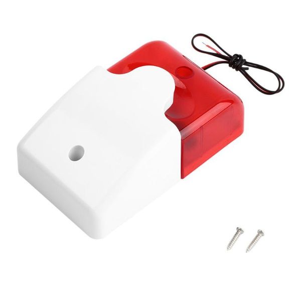 emergency lights mini wired strobe siren durable 12v sound alarm flashing red light home security system 108db
emergency lights mini wired strobe siren durable 12v sound alarm flashing red light home security system 108db