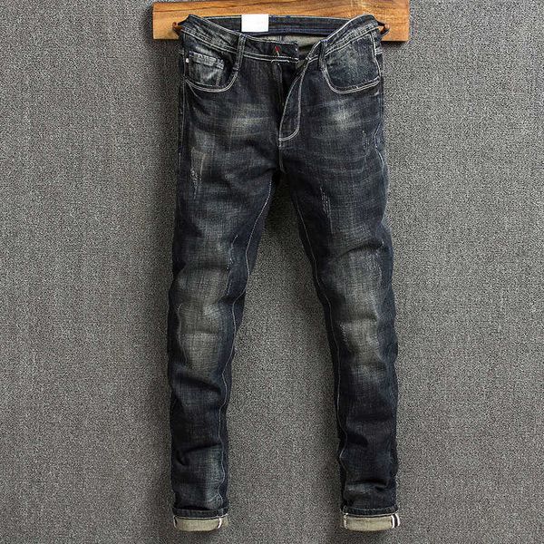 men's jeans ly designer fashion retro black blue elastic slim fit ripped for korean style vintage casual denim pants 5wc1
men's jeans ly designer fashion retro black blue elastic slim fit ripped for korean style vintage casual denim pants 5wc1