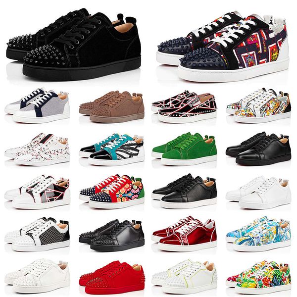 fashion mens womens red bottom designer shoes black white suede spikes green brown luxurys designers platform sneakers trainers size 36-47
fashion mens womens red bottom designer shoes black white suede spikes green brown luxurys designers platform sneakers trainers size 36-47