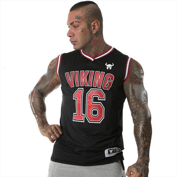bodybuilding tank men gyms fitness sleeveless shirt male stringer singlet summer casual fashion printed undershirt vest, White;black
bodybuilding tank men gyms fitness sleeveless shirt male stringer singlet summer casual fashion printed undershirt vest, White;black
