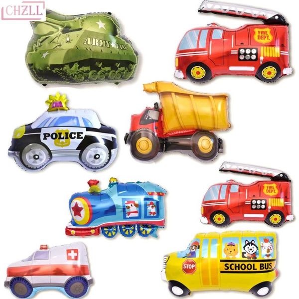 1pcs big tank ambulance fire truck happy birthday balloons foil ballons accesories party decor theme supplies decoration
1pcs big tank ambulance fire truck happy birthday balloons foil ballons accesories party decor theme supplies decoration