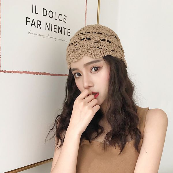 pullover hat hand woven lace cut-out fan-shaped cap versatile elegant cotton knitted hat, Blue;gray
pullover hat hand woven lace cut-out fan-shaped cap versatile elegant cotton knitted hat, Blue;gray