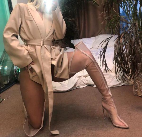 boots emma king summer runway overknee women transparent pointed toe high heels stage shoes woman thigh heeled 2021, Black
boots emma king summer runway overknee women transparent pointed toe high heels stage shoes woman thigh heeled 2021, Black