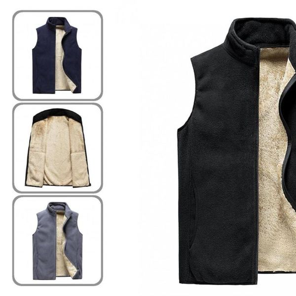men' tank loose great zipper cardigan autumn vest warm men skin-friendly for outdoor, White;black
men' tank loose great zipper cardigan autumn vest warm men skin-friendly for outdoor, White;black