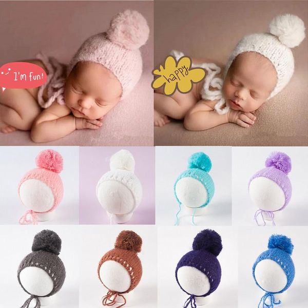 born pography props knit fur ball hat baby po studio cap beanie wool caps & hats, Yellow
born pography props knit fur ball hat baby po studio cap beanie wool caps & hats, Yellow