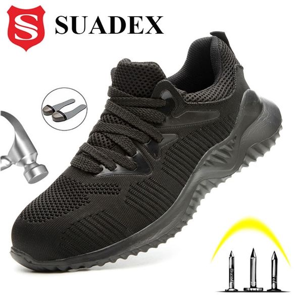 suadex men safety work shoes boots male autumn steel toe boots anti-smashing protective construction safety work sneakers 211106, Black
suadex men safety work shoes boots male autumn steel toe boots anti-smashing protective construction safety work sneakers 211106, Black