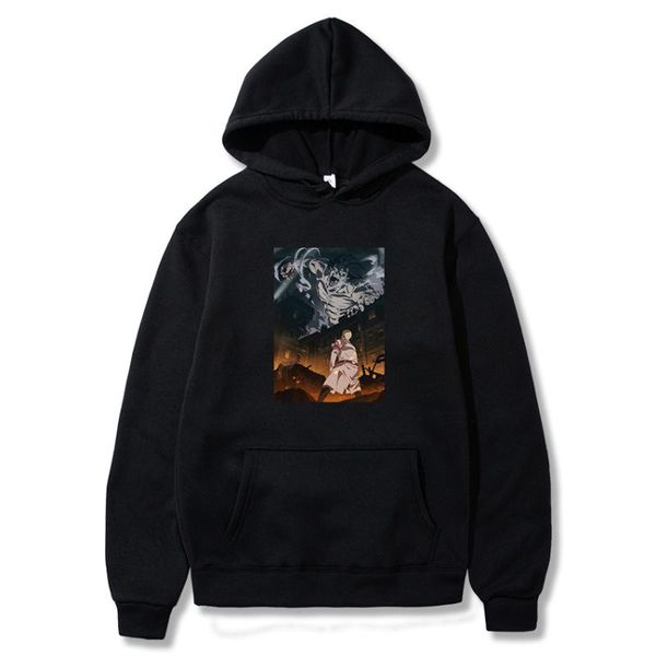 men's hoodies & sweatshirts streetwear japanese anime attack on titan shingeki no kyojin the founding print dropship sweatshirt, Black
men's hoodies & sweatshirts streetwear japanese anime attack on titan shingeki no kyojin the founding print dropship sweatshirt, Black