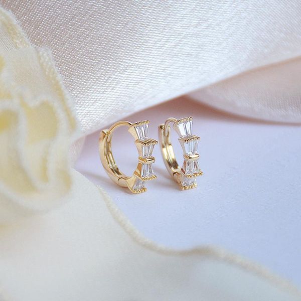 hoop & huggie trendy 14k real gold plated bowknot earrings for women charming jewelry zircon wedding party fine gift, Golden;silver
hoop & huggie trendy 14k real gold plated bowknot earrings for women charming jewelry zircon wedding party fine gift, Golden;silver