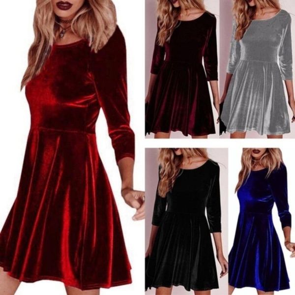 casual dresses mini slim dress maxi for women autumn 2021 elegant party club bodycon swing hem velvet, Black;gray
casual dresses mini slim dress maxi for women autumn 2021 elegant party club bodycon swing hem velvet, Black;gray
