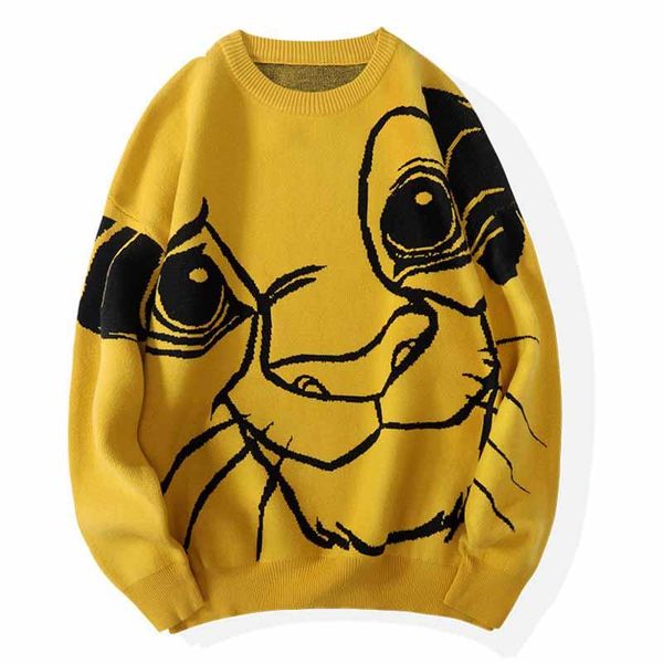 men's sweaters autumn and winter korean round neck tiger sweater loose large fried street bottom shirt knitted, White;black
men's sweaters autumn and winter korean round neck tiger sweater loose large fried street bottom shirt knitted, White;black