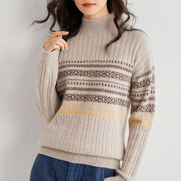 women's sweaters lhzsyy 2021 turtleneck cashmere sweater women twist pure wool base shirt fall/winter large size warm retro pullover kn, White;black
women's sweaters lhzsyy 2021 turtleneck cashmere sweater women twist pure wool base shirt fall/winter large size warm retro pullover kn, White;black