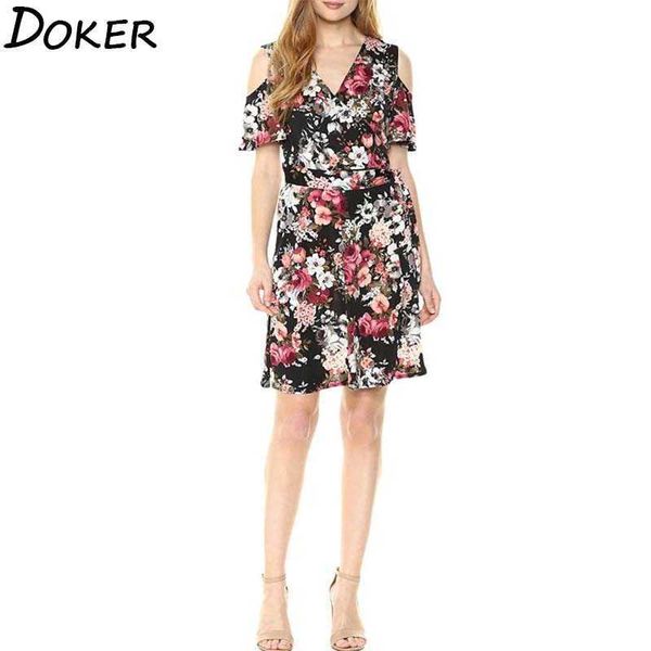 summer short sleeve off shoulder dres temperament v neck print sashes office mini female streetwear es 210604, Black;gray
summer short sleeve off shoulder dres temperament v neck print sashes office mini female streetwear es 210604, Black;gray