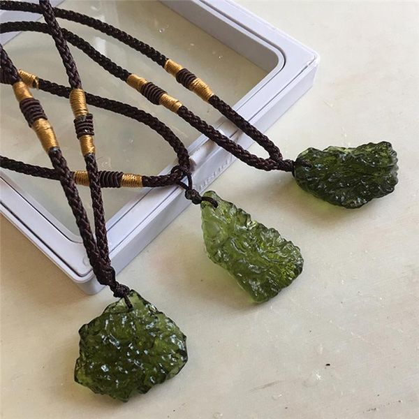 novelty retro irregular natural green aerolite crystal stone pendant energy meteorite necklace party jewelry necklaces, Silver
novelty retro irregular natural green aerolite crystal stone pendant energy meteorite necklace party jewelry necklaces, Silver