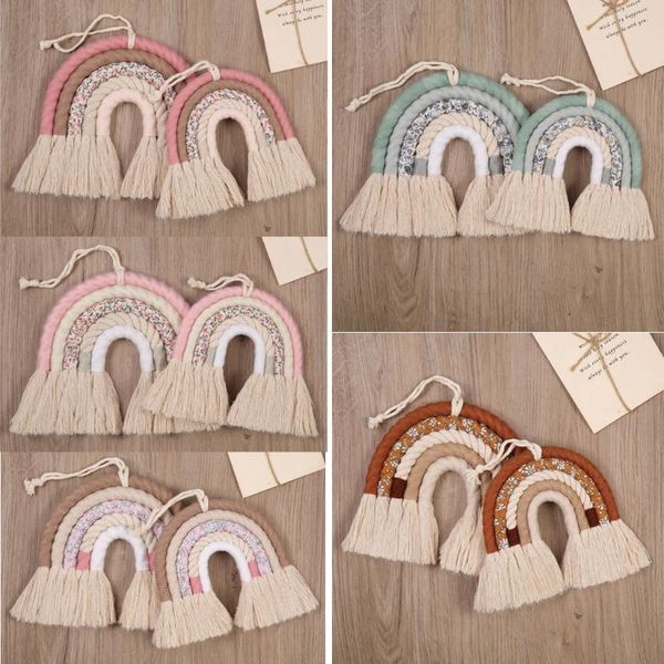 decorative objects & figurines diy rope nordic wall hanging ornament handmade woven rainbow room decoration living home decor
decorative objects & figurines diy rope nordic wall hanging ornament handmade woven rainbow room decoration living home decor