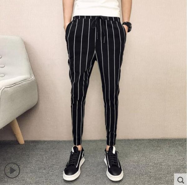 men's clothing hair stylist gd fashion black and white stripes harem pants jogger singer costumes
men's clothing hair stylist gd fashion black and white stripes harem pants jogger singer costumes
